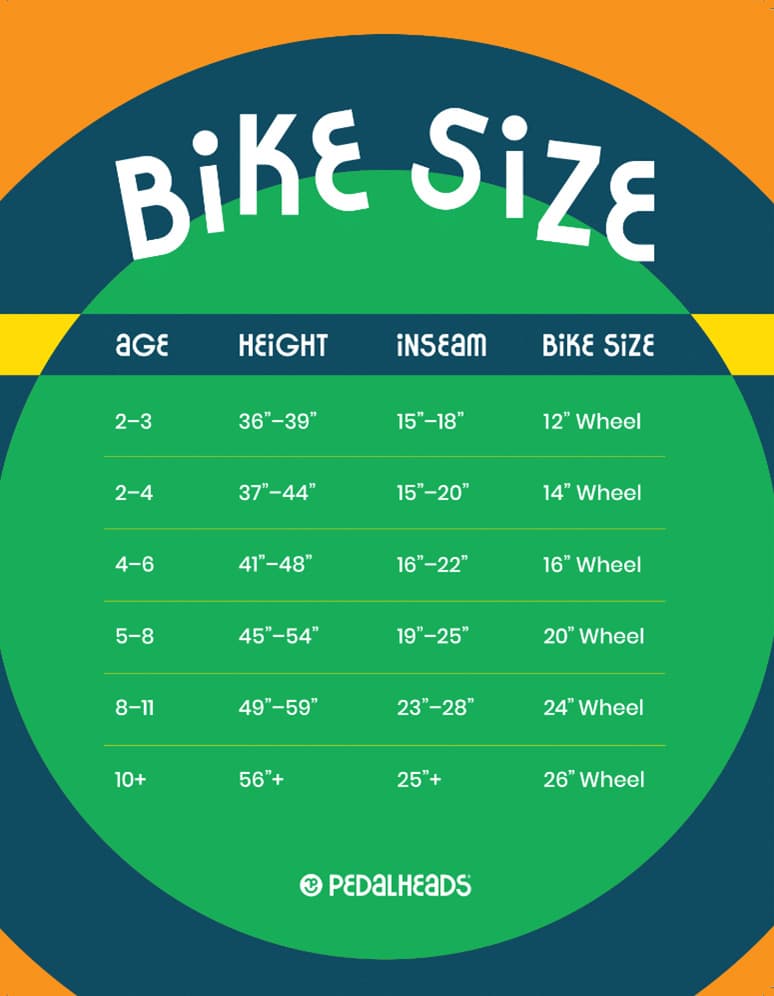pedalheads bike size chart 1